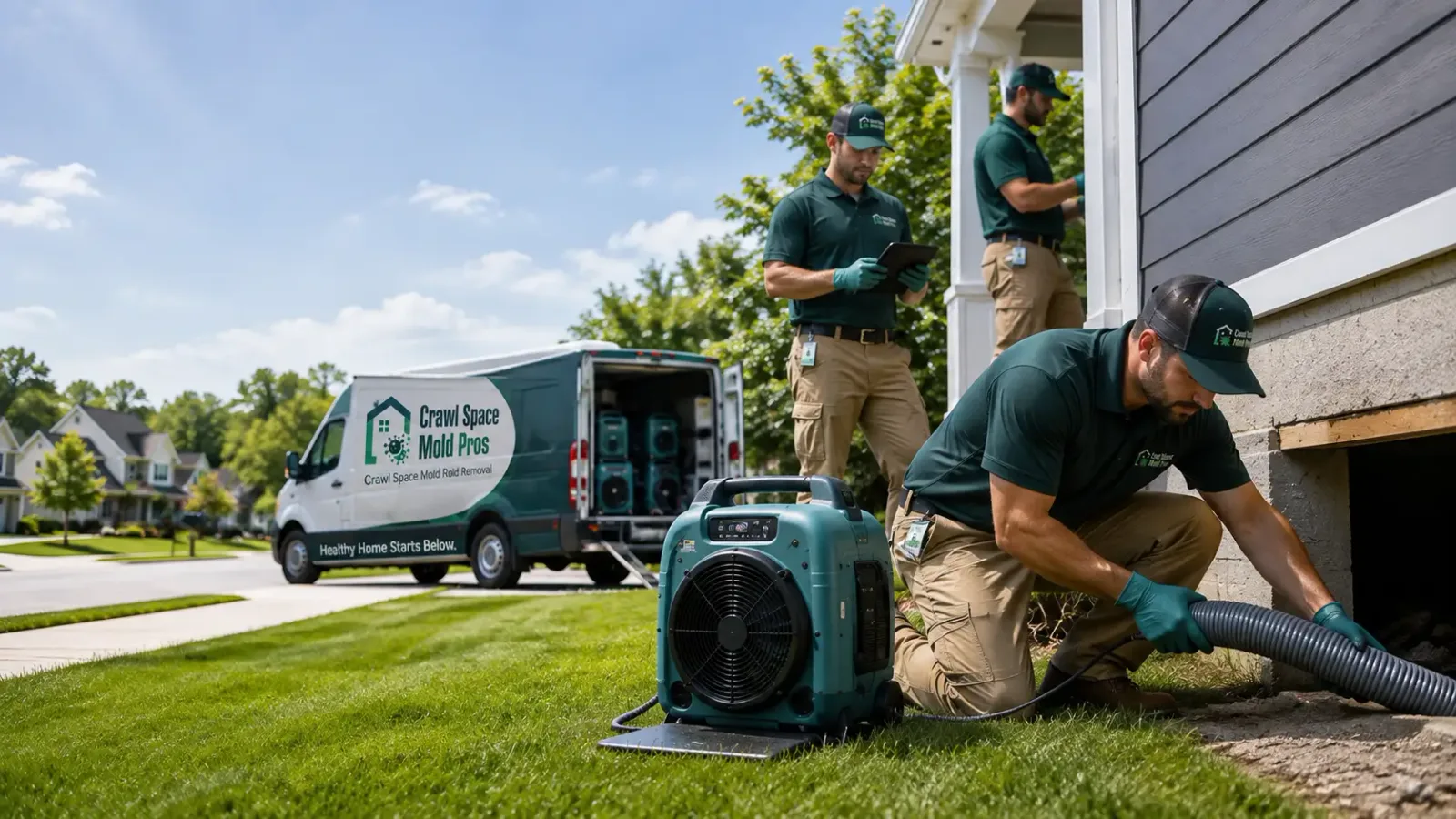 Crawl Space Mold Removal in Bloomington, MD